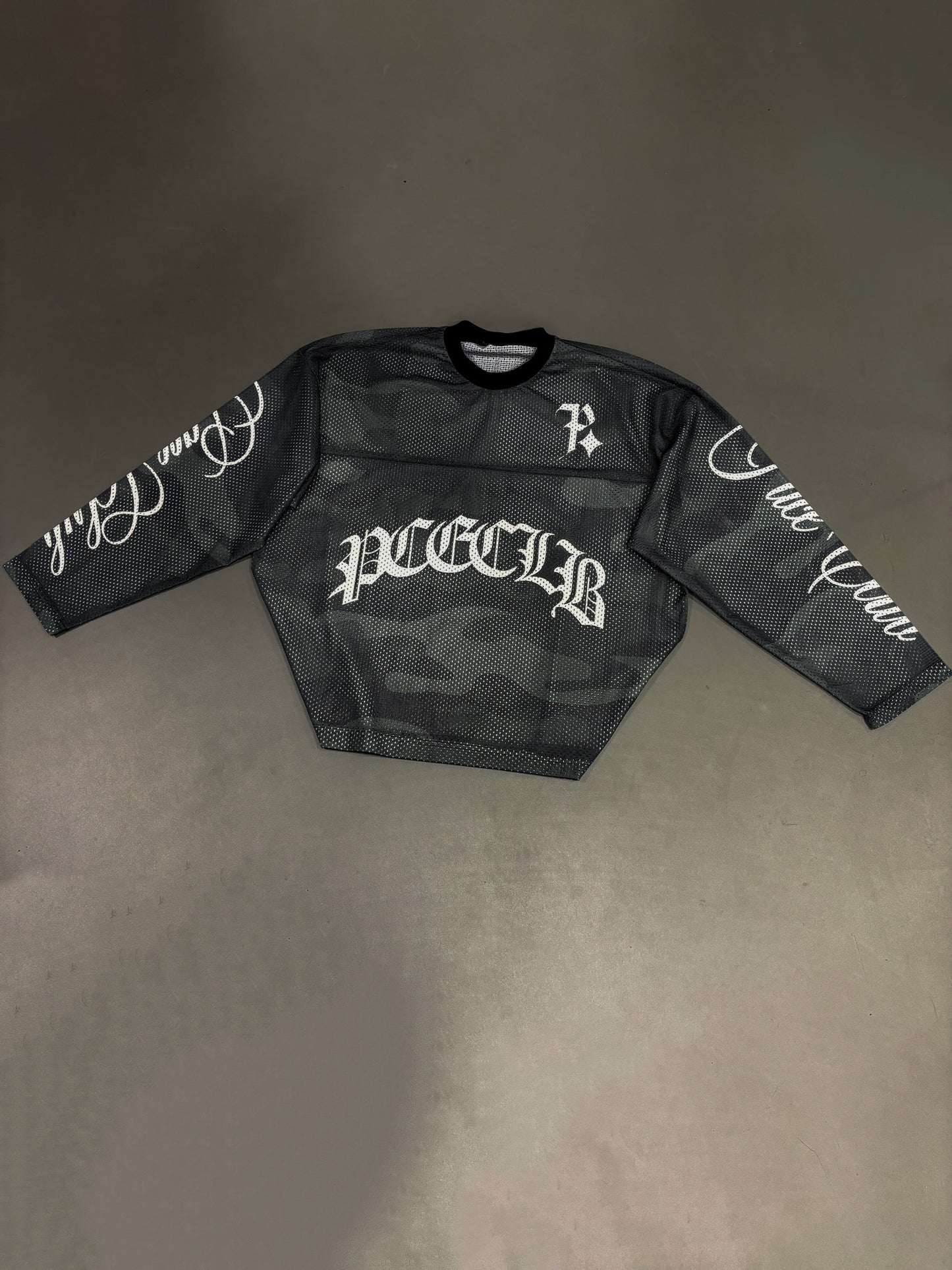 BLACK MESH JERSEY