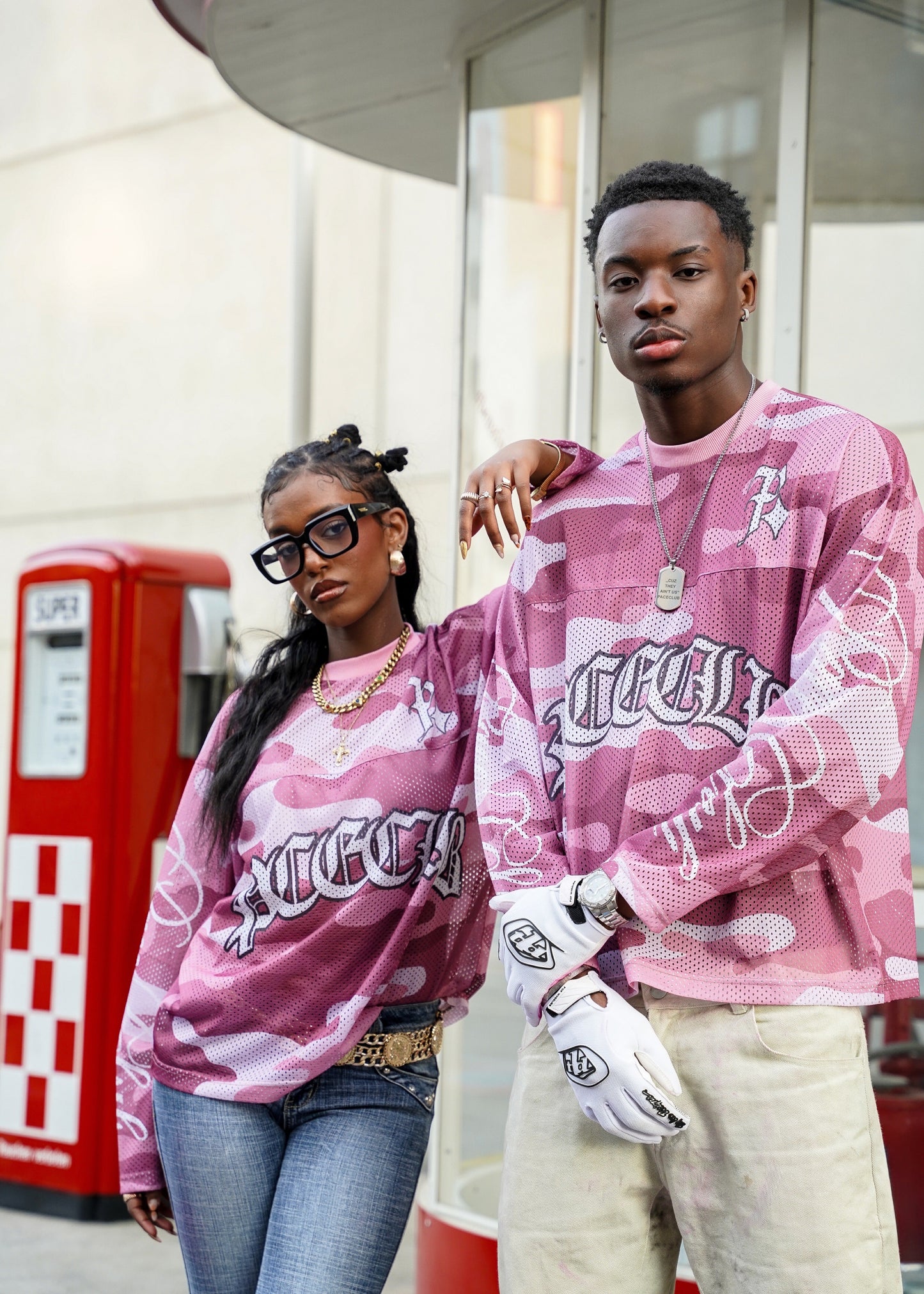 PINK MESH JERSEY