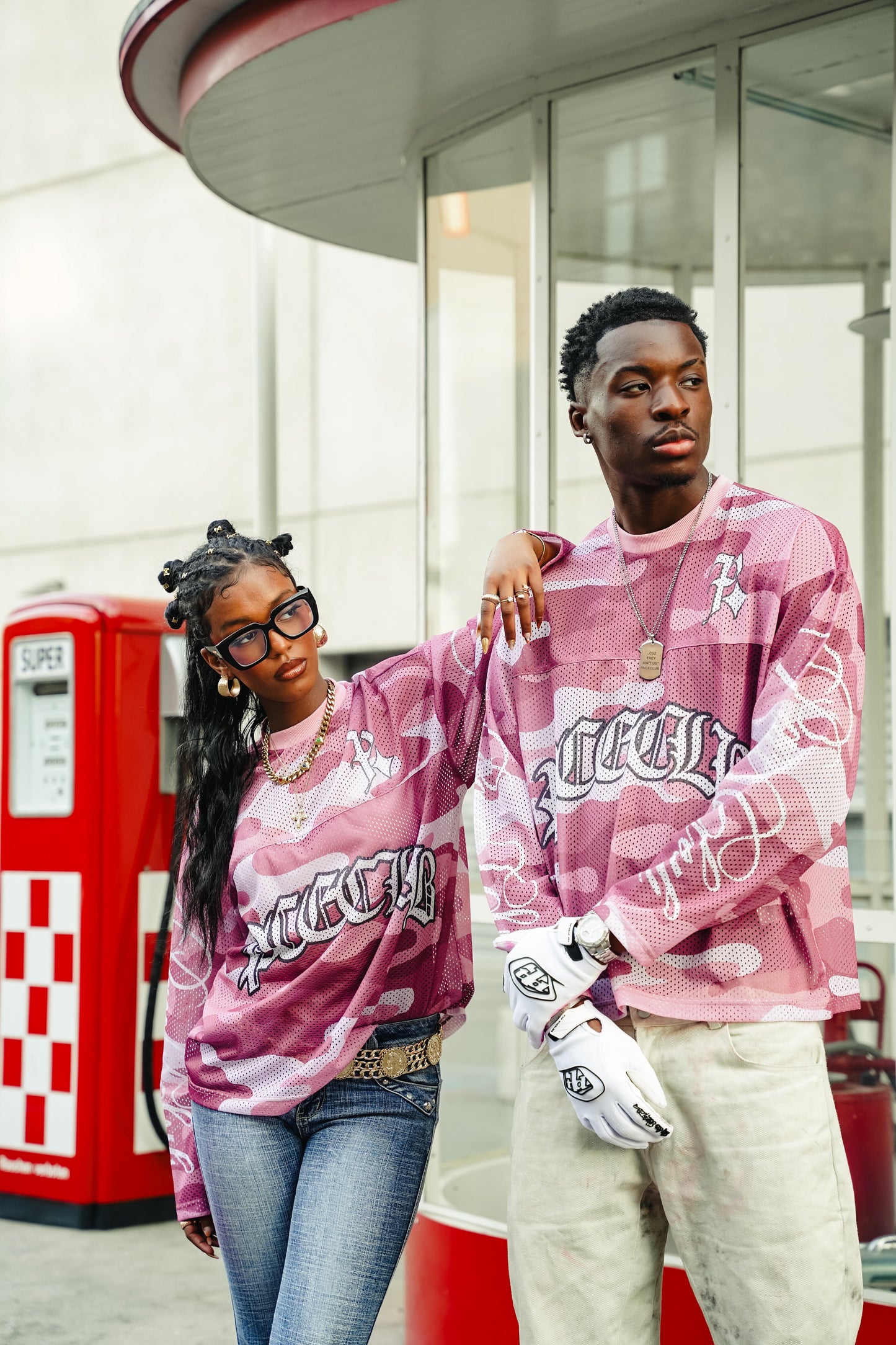 PINK MESH JERSEY