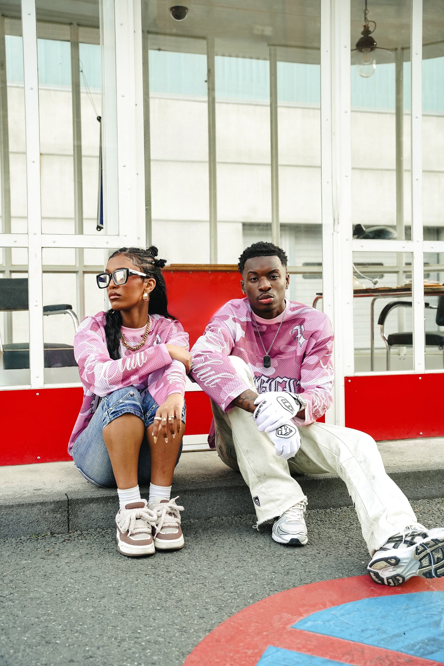 PINK MESH JERSEY
