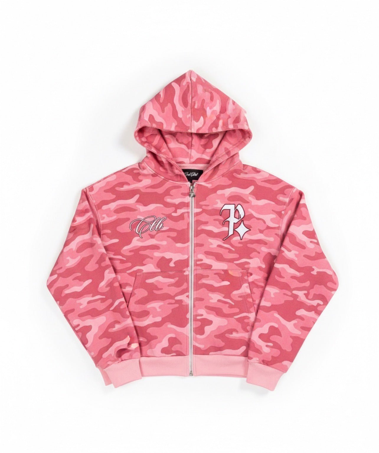 CAMO HOODIE PINK