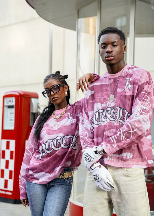 PINK MESH JERSEY